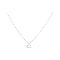 Collana Crivelli Donna Lettere in Oro Diamante 002-LETTERA-C-TRIS - 002-LETTERA-C-TRIS